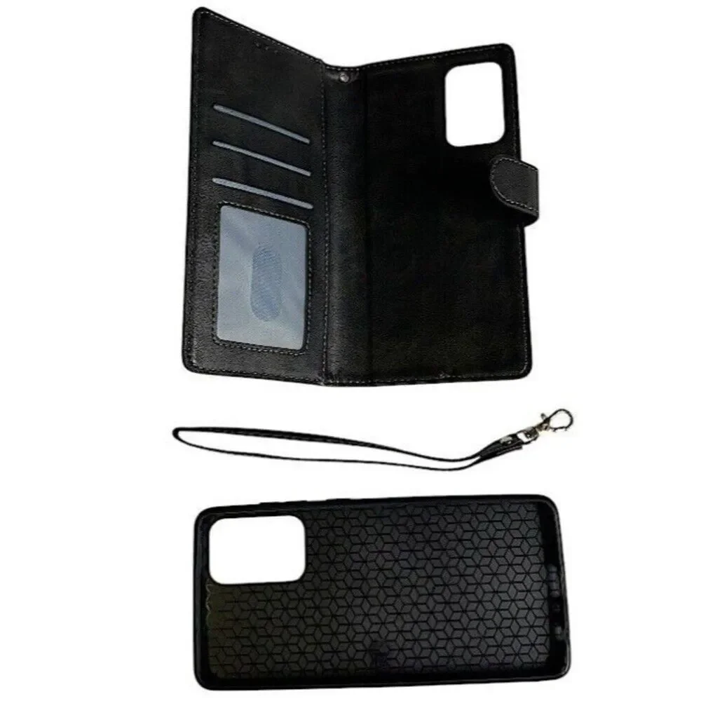 Wallet And Phone Case Faux Leather New For Samsung A72 Classic